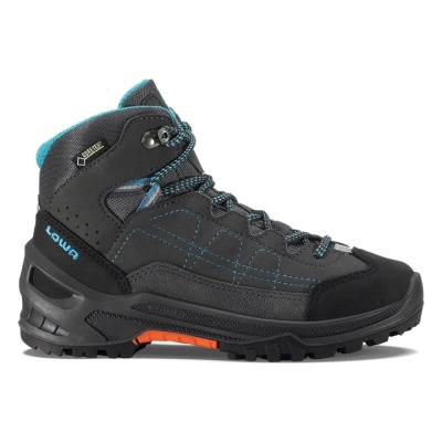 Lowa Approach GTX Mid Kinderen - Laarzen Donkergrijs / Turquoise FEHZGI650